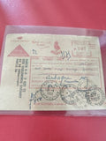 Ancienne enveloppe recommandée France 1963 cachets postaux philatélie rare