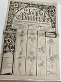 Journal broderie ancien 1949 Le Journal des Brodeuses Lyon motif vintage