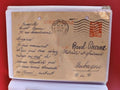 Carte postale ancienne oblitérée 1952 Rouen philatélie manuscrite Aubagne