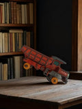 Camion miniature ancien Matchbox rouge, vintage, état d'origine, jouet métal