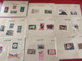 Lot anciens timbres monde vrac philatélie, animaux, paysages, collection