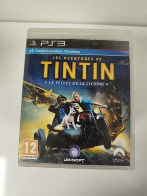 Boîte vide officielle pour jeu PS3 Les Aventures de Tintin sans disque ni notice