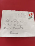 Ancienne enveloppe timbrée Algérie oblitérée pour collection philatélie vintage