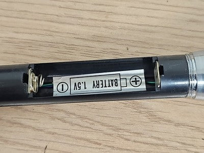 Microphone vintage AOI ECM-1034ST rétro à piles non testé ancien déco