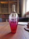 Flacon parfum Escada Ocean Lounge vide verre dégradé rose vintage ancien
