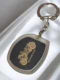 Porte-clés ancien vintage voiture De Dion 1907 rétro accessoire publicitaire