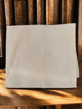 Petite nappe ancienne brodée YM, linge mariage vintage, monogramme blanc