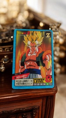 Carte Dragon Ball Z vintage Gogeta n°576 POWER 8 rare série japonaise