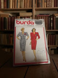 Patron couture vintage Burda 5375 robe tailleur années 80 rétro ancien