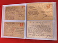 Lot ancien cartes postales oblitérées Aubagne philatélie écriture manuscrite