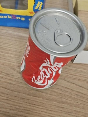 Figurine canette Coca Cola Rocking Can vintage Music World boîte d'origine
