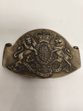 Boucle de ceinturon British Army RSM style victorien, blason couronné, Ancienne