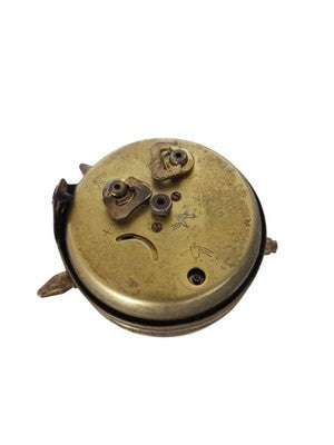 Réveil mécanique ancien WEHRLE doré, Bonit 2 Jewels, vintage déco