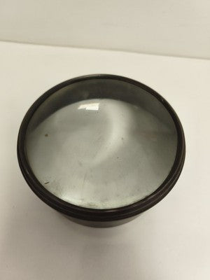 Lentille condenseur ancienne pour projecteur, loupe optique vintage, monture asp