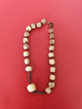 Bracelet vintage perles de nacre ancien, bijou rétro pour collectionneur ou amat