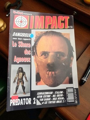 Magazine cinéma Impact n°32 vintage, Le Silence des Agneaux, Predator 2