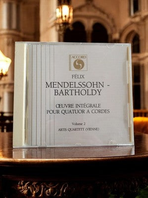 CD Accord Mendelssohn Bartholdy Quatuor à cordes Vol 2 Artis Quartett Vienne