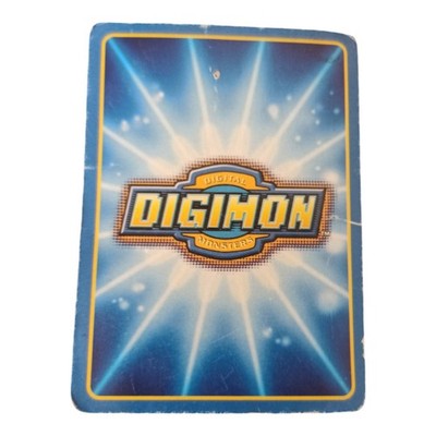 Carte Digimon Geremon Bandai vintage rétro jeu vidéo FR abîmée