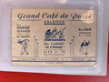Carte publicitaire Grand Café de Paris Valence cabaret restaurant bar illustrée