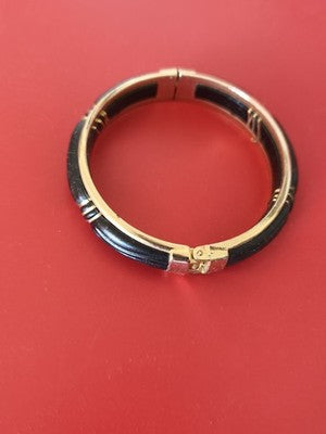 Bracelet ancien vintage en métal, bijou rétro collection, accessoire d'époque ra