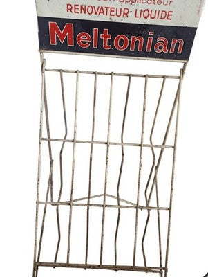 Présentoir publicitaire Melto Daim Meltonian métal vintage années 50 déco