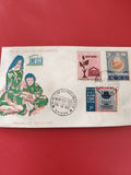 Ancienne enveloppe FDC Vietnam 1966 UNESCO, timbres illustrés, Saigon