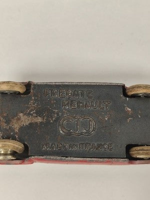 Ancienne miniature CIJ Renault Frégate, zamac gris rouge, années 1950