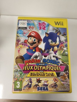 Boîte vide Nintendo Wii Mario Sonic - Coffret original sans disque ni notice