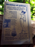 Patron couture vintage Prima jupe longue années 80, ancien patron rétro