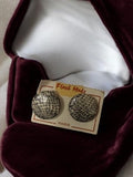 Paire boucles d’oreilles vintage Flash Mode Paris motif serpent rétro ancien