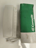 Interphone audio Comelit blanc filaire portier avec combiné et boîte
