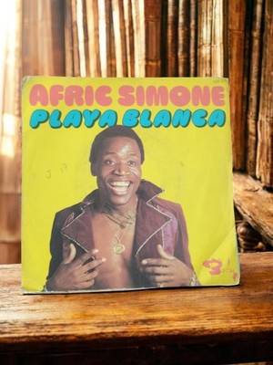 Disque vinyle 45 tours Afric Simone Playa Blanca vintage ancien Barclay