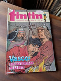 Magazine Tintin ancien 1985 Vasco Sentinelles de la Nuit vintage illustré