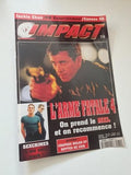 Magazine cinéma Impact n°74 1998 vintage L'Arme Fatale 4 Jackie Chan rétro