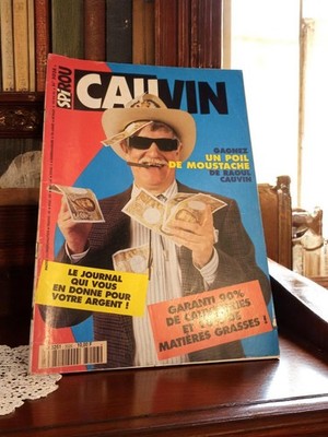 Magazine Spirou ancien CALVIN n°3026 couverture Raoul Cauvin rétro vintage