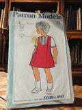Patron couture enfant vintage L'Echo de la Mode robe fille rétro ancien