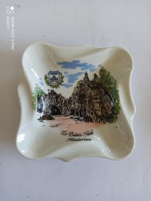 Vide-poche porcelaine Le Palais Idéal Hauterives décor souvenir