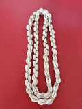 Collier vintage ancien gros coquillages naturel rétro bijou ethnique collection