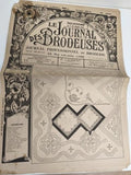 Journal ancien broderie 1952 Le Journal des Brodeuses motif vintage Lyon
