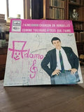 Vinyle 45 tours Adamo années 60 EGF 856 pochette photo vintage rétro
