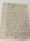 Lettre administrative manuscrite 1788, acte notarié XVIIIe siècle