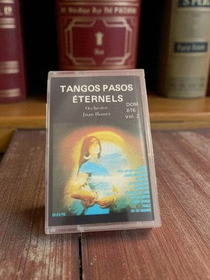 Cassette audio vintage Tangos Pasos Éternels Orchestre Juan Ibanez ancien K7