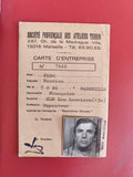 Ancienne carte entreprise Société Provençale Ateliers Terrin Marseille vintage