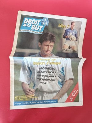 Ancien journal vintage Olympique de Marseille Droit au But football rétro collec