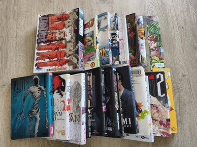 Lot de mangas et livres variés d'occasion, bandes dessinées, lecture loisirs