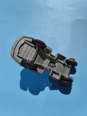Dinky Supertoys Tracteur Unic 39 + Remorque 39A Dinky Toys gris et rouge