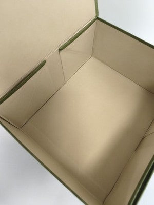 Boîte Gucci verte à motif baroque, coffret rangement logo GUCCI