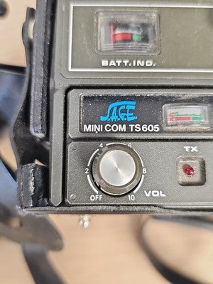 SAGE MINI Com TS-605 Pilot Radio Vintage Microphone Old Walkie Talkie