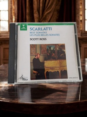Classic CD Scarlatti Sonatas Scott Ross Erato standard jewel case