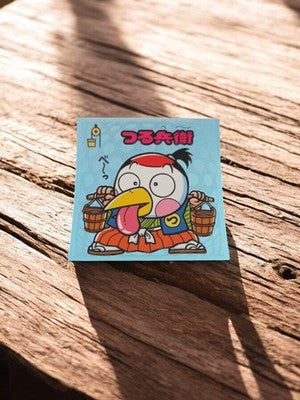 Sticker Bikkuriman Legend Tsuru Bei vintage Japon, autocollant rare animé
